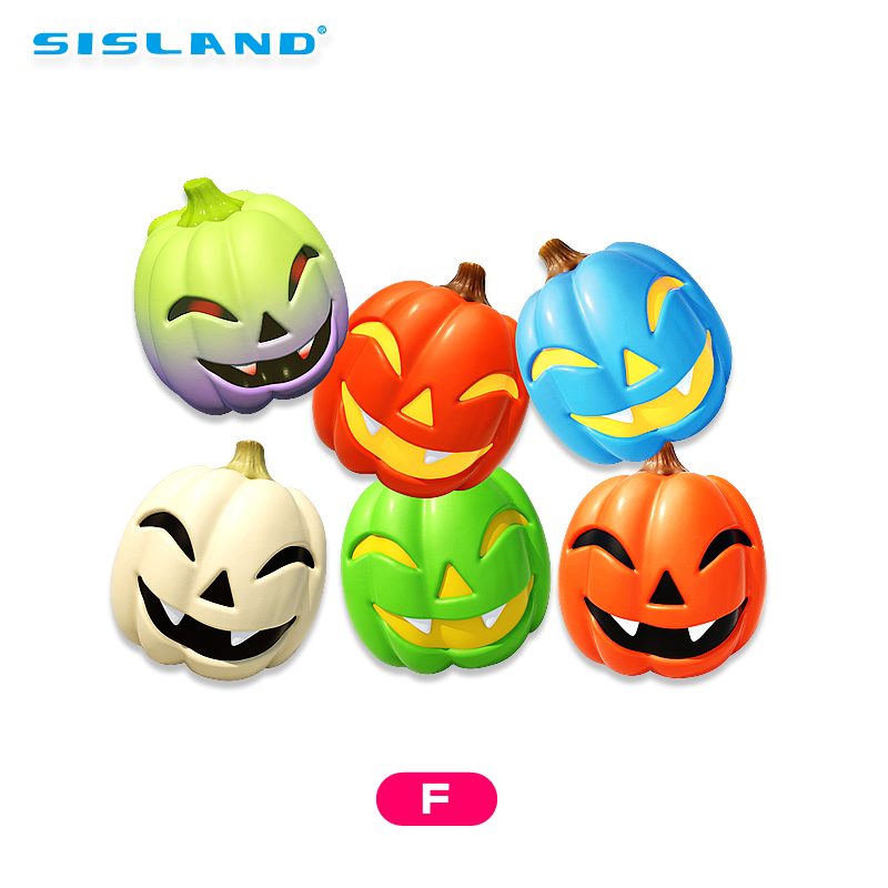 SISLAND 12-piece Halloween Pumpkin Stress Toys Massal Stres kartun Labu Mini Squeeze Halloween Pesta Souvenir Mainan untuk Pesta Halloween Kotak hadiah indah Sekolah Karnaval Hadiah 1