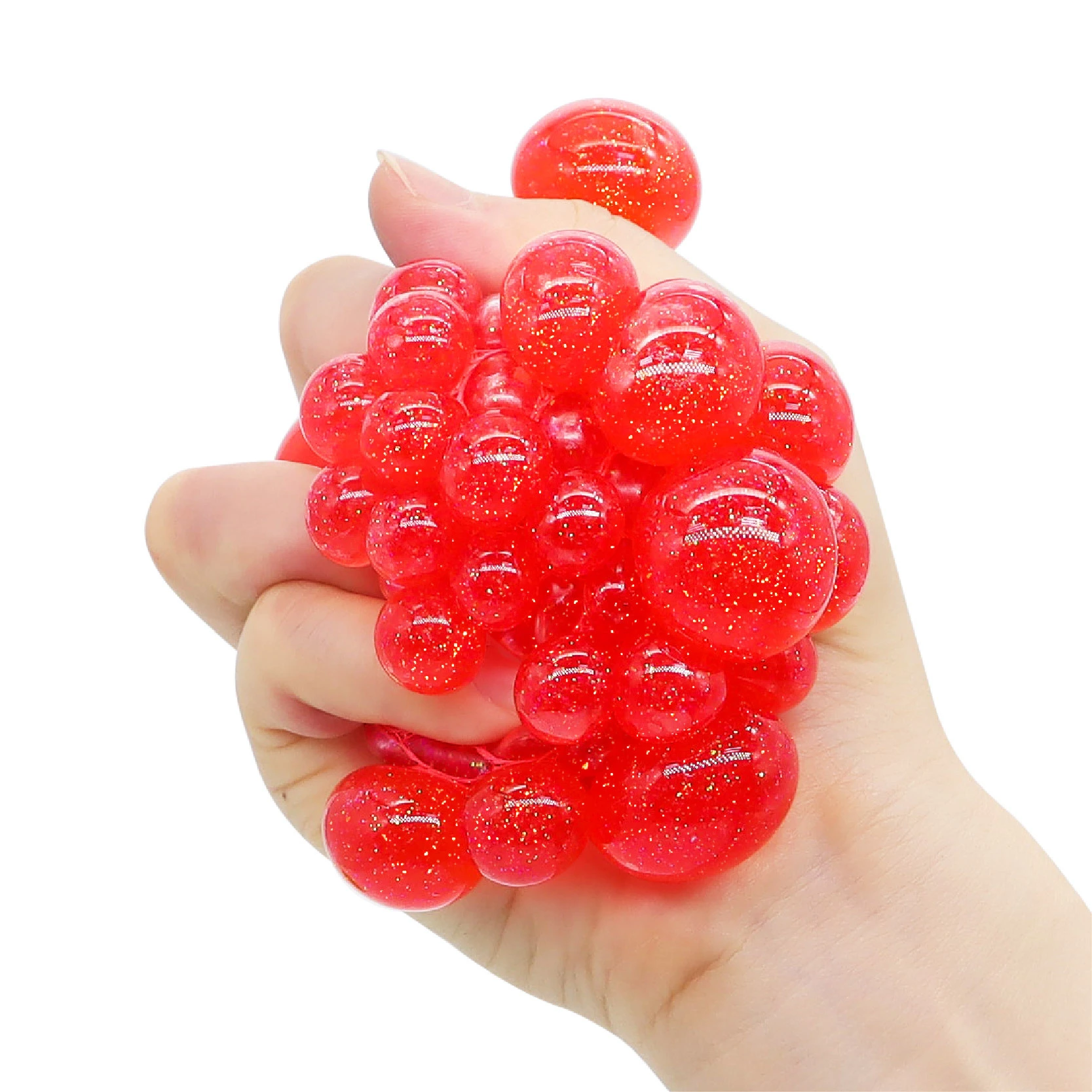 ストレス解消と楽しみのためのスクイーズ グレープ ボール