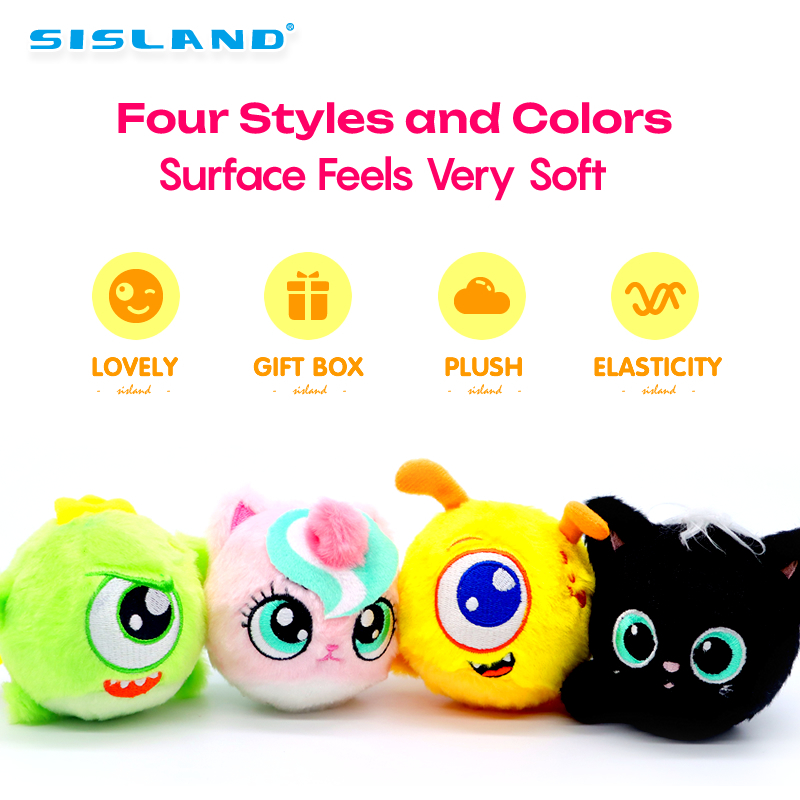 SISLAND Magic Elf Hüpfball – Niedliches und weiches interaktives Spielzeug für Kinder, leiser Spielspaß für drinnen 1