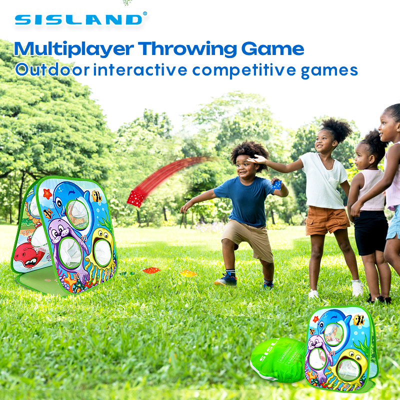 2-in-1 Dinosaur Throwing Dartboard Set for Kids - Fun