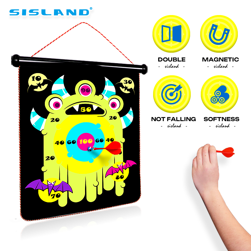 モンスターをテーマにした子供用磁気ダーツボード