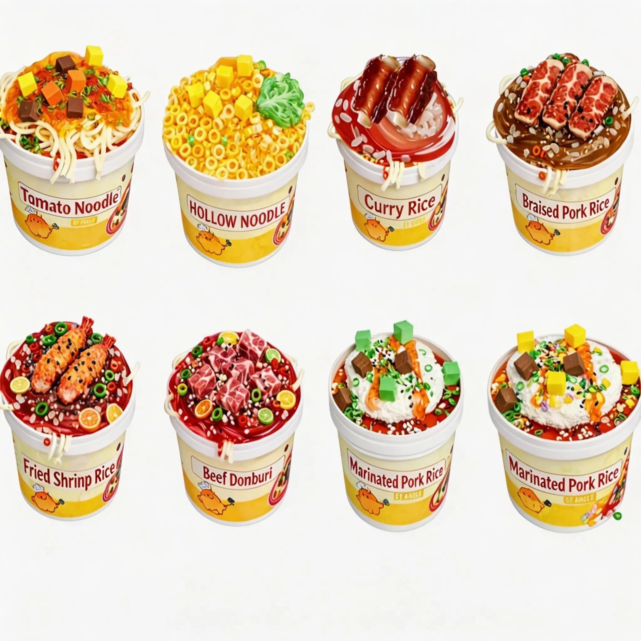 Food Themed DIY Slime Kits For Kids 