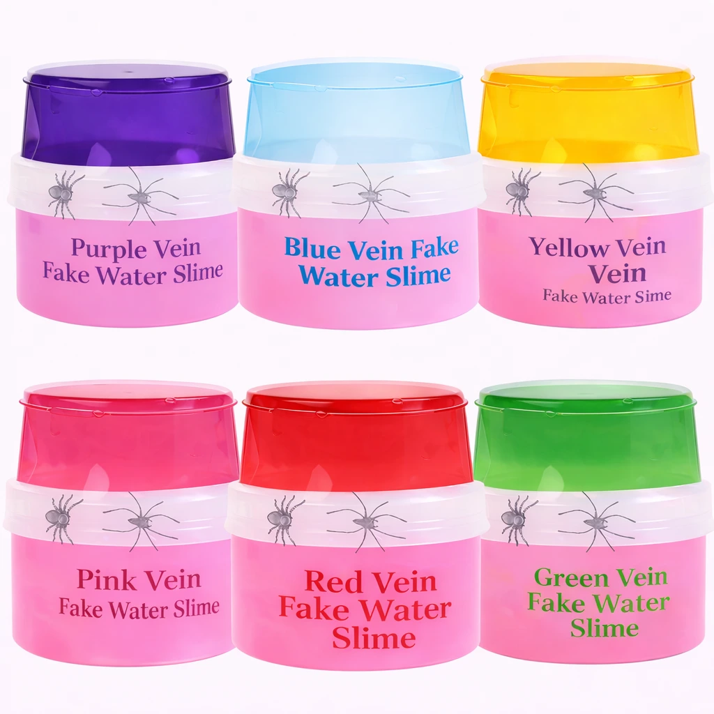 SISLAND 6 Color Vein Fake Water Toys Set Wholesale 1