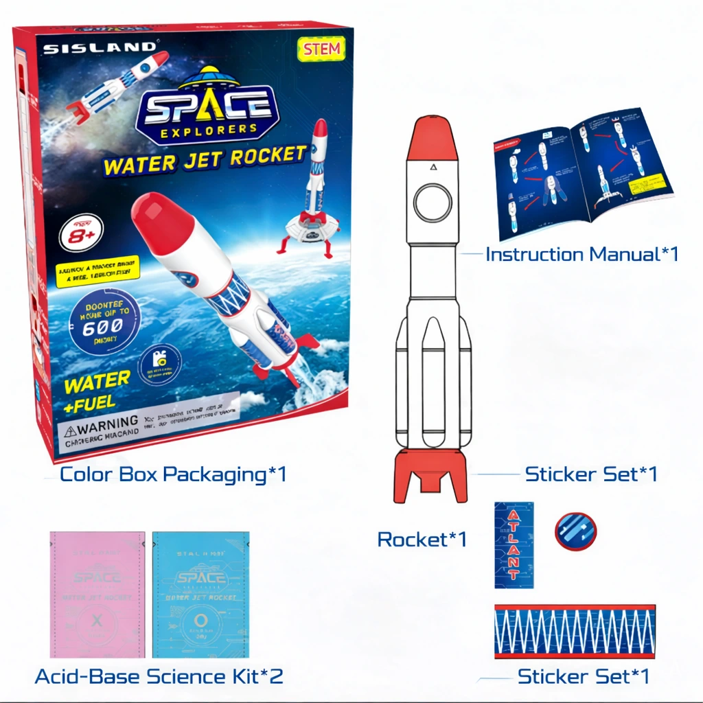 water rocket launcher kit components