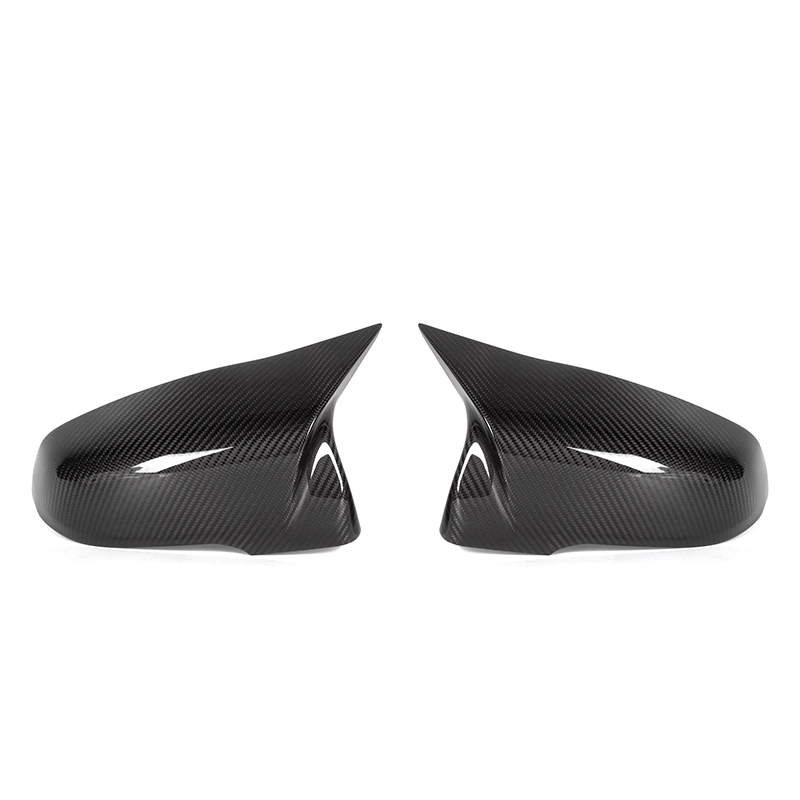 RD Design Mirror Caps Cover Dry Carbon Fiber M Style For BMW 1 Series F40 F52 Sedan Hatchback 1