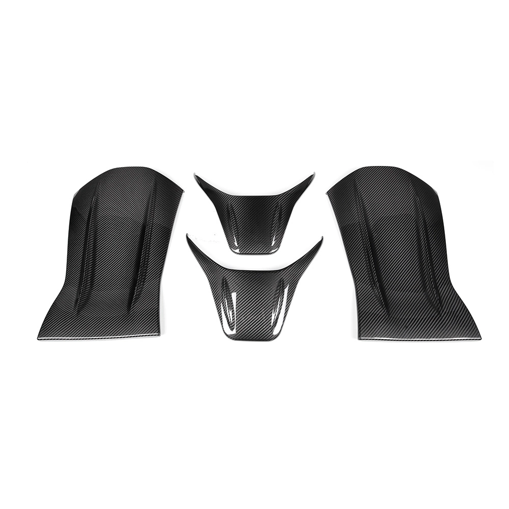 RD Design Seat Back Cover Dry Carbon Fiber For Mercedes Benz A45 C63 GLA45 CLA45 AMG 1