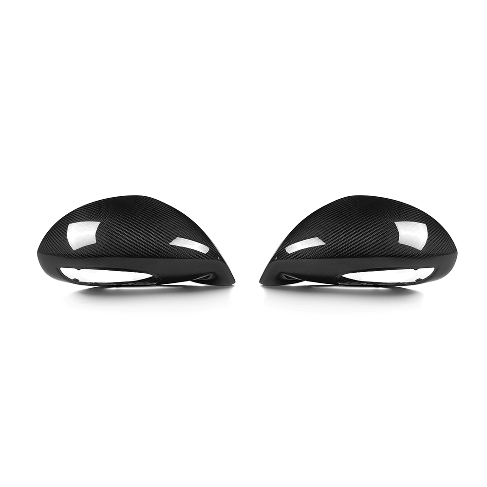 RD Design Rearview Mirror Caps Mirror Cover Dry Carbon Fiber OEM Style For Porsche 991 Sports Version 1