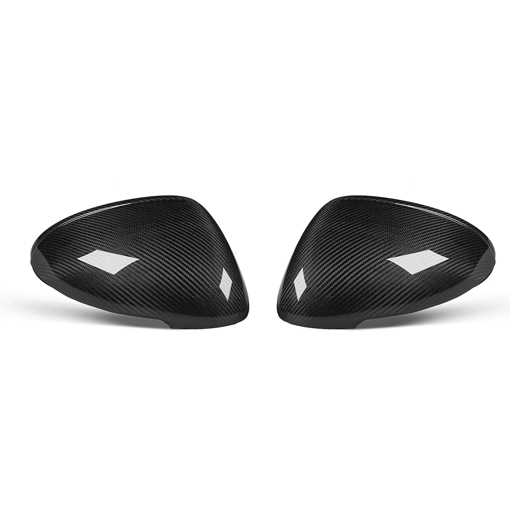 RD Design Rearview Mirror Caps Mirror Cover Dry Carbon Fiber OEM Style For Porsche Macan 95B 1