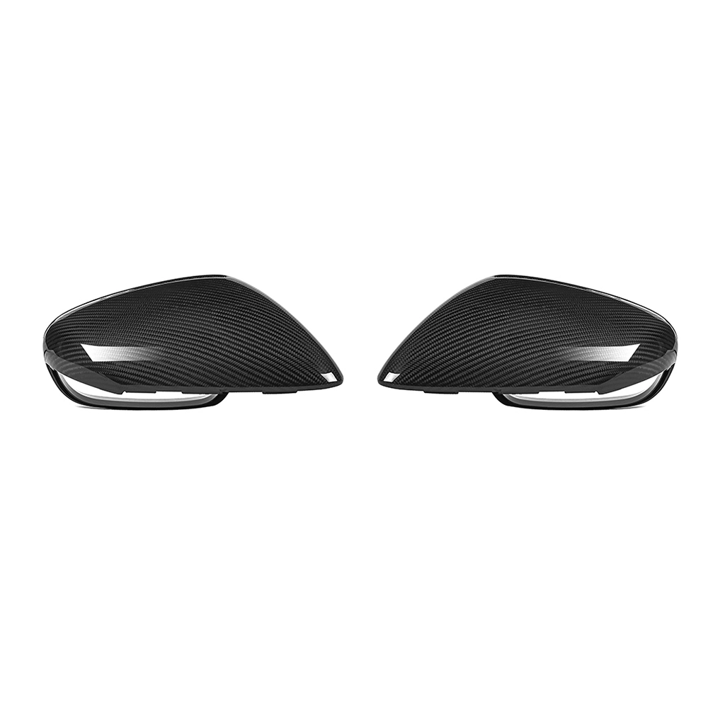 RD Design Rearview Mirror Caps Mirror Cover Dry Carbon Fiber OEM Style For Porsche New 911 992 Taycan 1