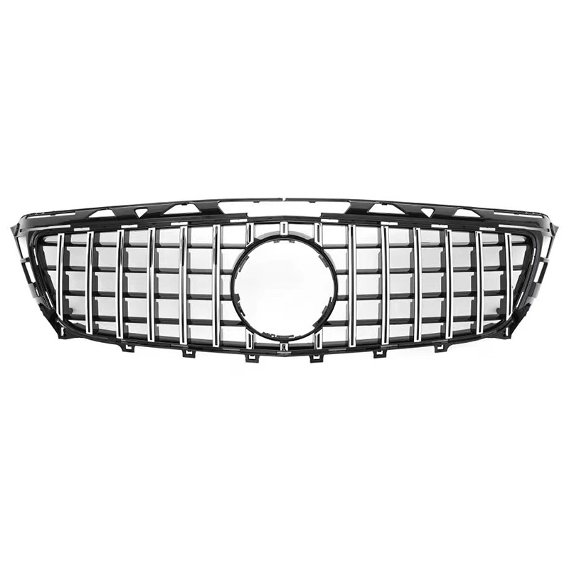 RD Design Front Bumper Grille Grill Radiator Mesh ABS Material AMG GT Style For Mercedes Benz CLS Class W218 Pre-facelift 1