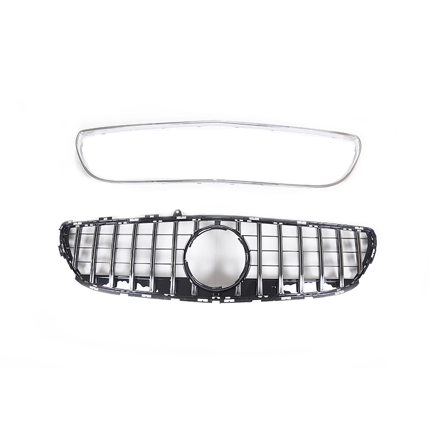 RD Design Front Bumper Grille Grill Radiator Mesh ABS Material AMG GT Style For Mercedes Benz CLS Class W218 Facelift 1