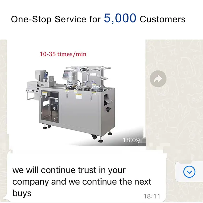 Macchina confezionatrice automatica per blister Produzione di macchinari urbani 7