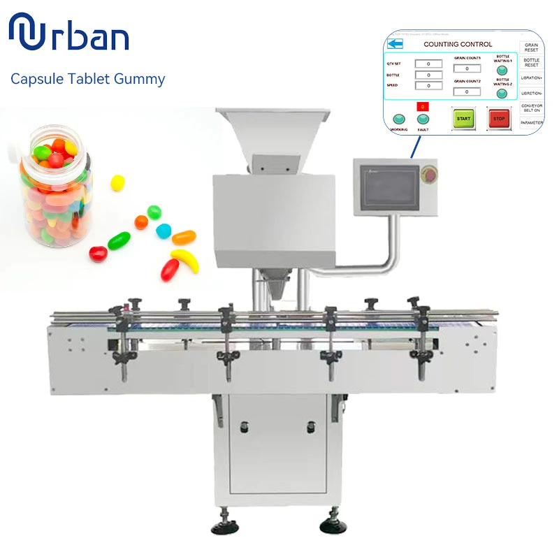 Machine de comptage de bouteilles de compteur de capsules Softgel de comprimé de pilule de médecine pharmaceutique UBM-8 1