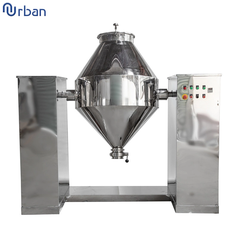 W Series Dry Powder Vertical Stainless Steel Mixing Rotary Powder Mixer Double Cone Mixer Square Cone Mixer Machine 1