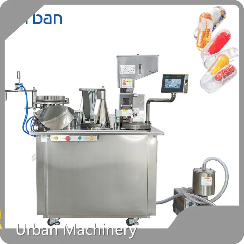 Marque Urban Machinery, meilleur fournisseur de machines de remplissage de capsules 1