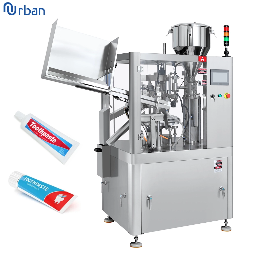 Automatic Sealing Gel Toothpaste Lotion Cosmetic Cream Soft Tube Filling And Sealing Machine UBM-60YP 1