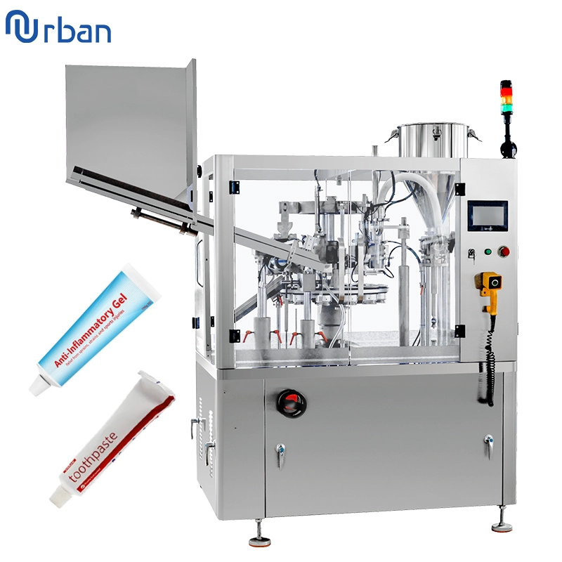 Easy To Opera Automatic Toothpaste Tube Packing Machine Toothpaste Aluminum Tube Filling and Sealing Machine 1