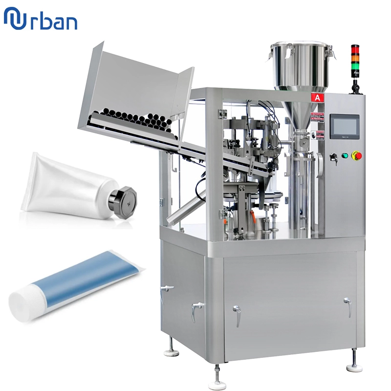 Automatic Ultrasonic Grease Rotary Liquid Cream Soft Aluminum Tube Filling And Sealing Machine UBM-60Z 1
