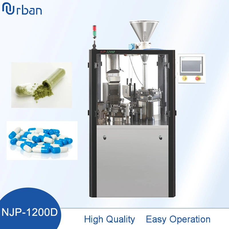 High Accuracy and Reliable Fully Automatic Powder Capsule Filler Auto Granules Pellets Empty Capsule Filling Making Machine NJP-4000D 1