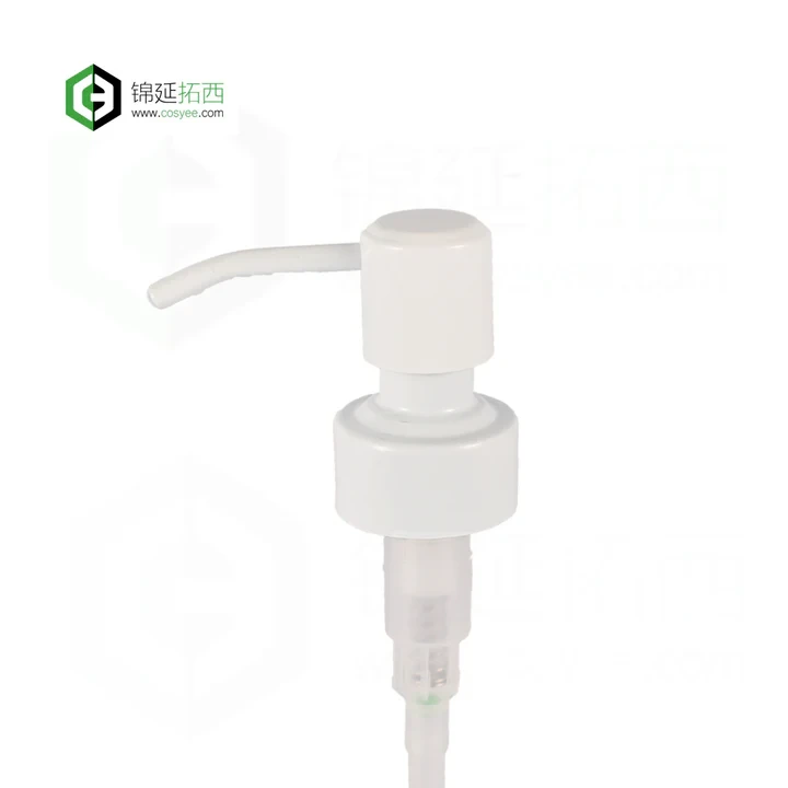 White Metal Stainless Steel Soap Dispenser Pump Lotion Pump Shampoo Pump CB-01W 1
