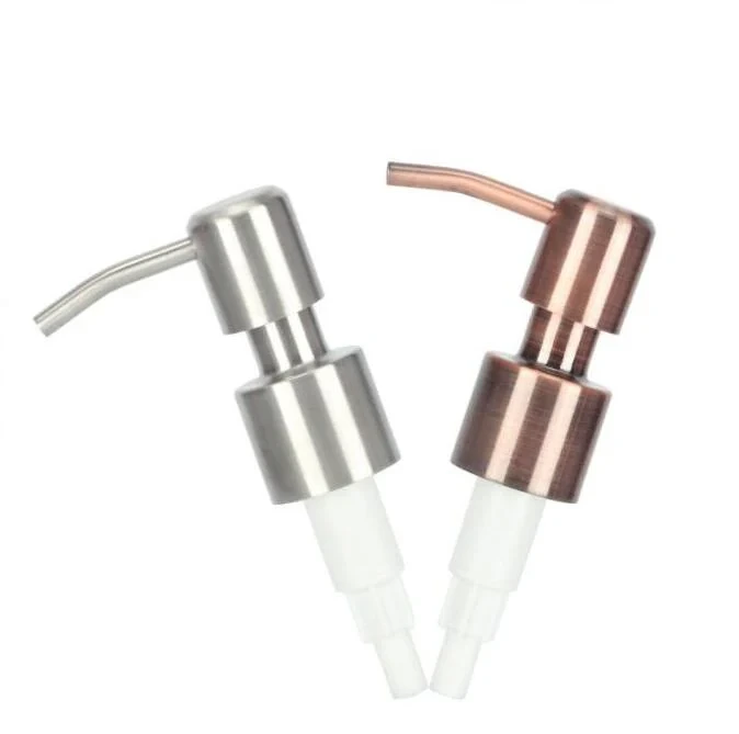 Thin Silver Soap Pump Bottle Dispenser, Kitchen Soap Dispenser Pump Stainless Steel CB-15 1
