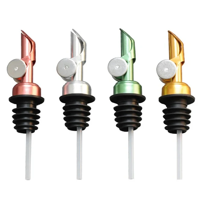 Stainless Steel Pourers, Auto Flip Olive Oil Dispenser Spout, Vinegar Pour Spouts, Alcohol Pourer Spouts, Liquor Bottle Pourers 1
