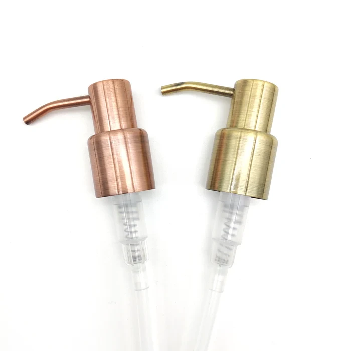 Short Neck Soap Dispenser Pump, Chrome Plated Soap Pump Shampoo Pump CB-16 1