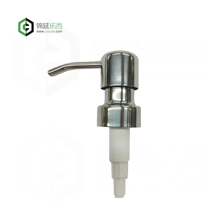 Pompe distributrice de savon liquide en acier inoxydable poli miroir CB-03A 1