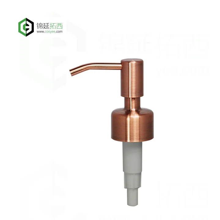 Customized neck size stainless steel lotion pump hand wash soap dispenser pump for replacement shampoo pump CB-20 1
