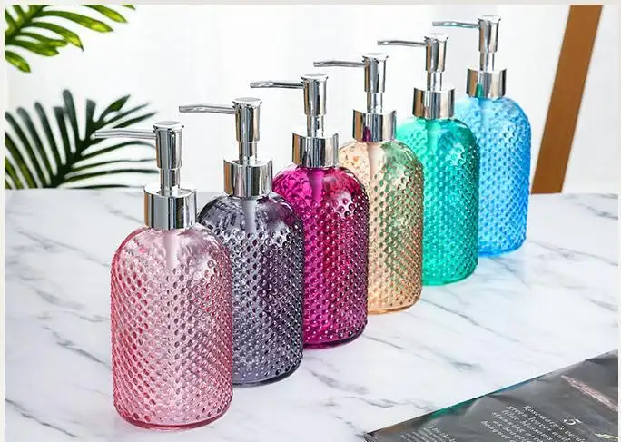 Square Glass Soap Dispenser - - Cosyee-1 2