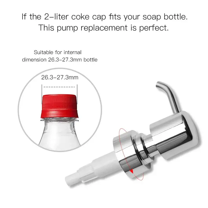 Metal Foaming Soap Pump 11.5cm - - Cosyee 2