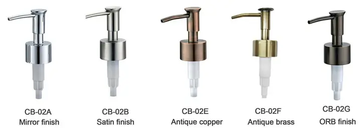 Soap Dispenser Pump Metal 11.5cm by Cosyee 2