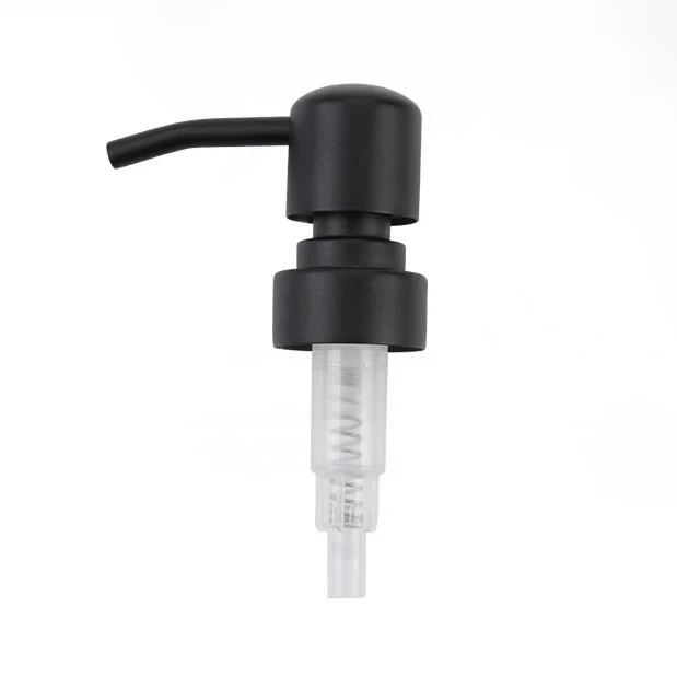 Pompe distributrice de savon liquide en acier inoxydable peinte en noir 28/400 CB-10S 1