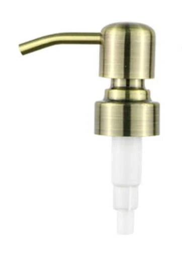 Shampoo-Lotion-Pumpe aus Edelstahl mit Antik-Messing-Finish CB-10F 1