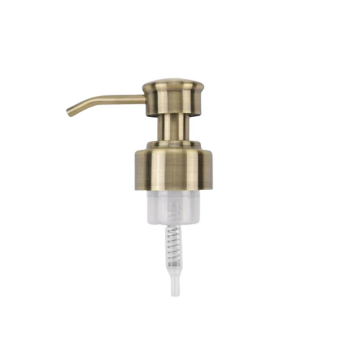 Grande pompe distributrice de mousse, nouveau Design 2022, pompe distributrice de mousse en acier inoxydable, finition en laiton Antique, FP-46F 1