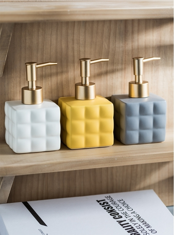 Custom ceramic soap dispenser, minimalist, bathroom, hand sanitizer CS-20 1