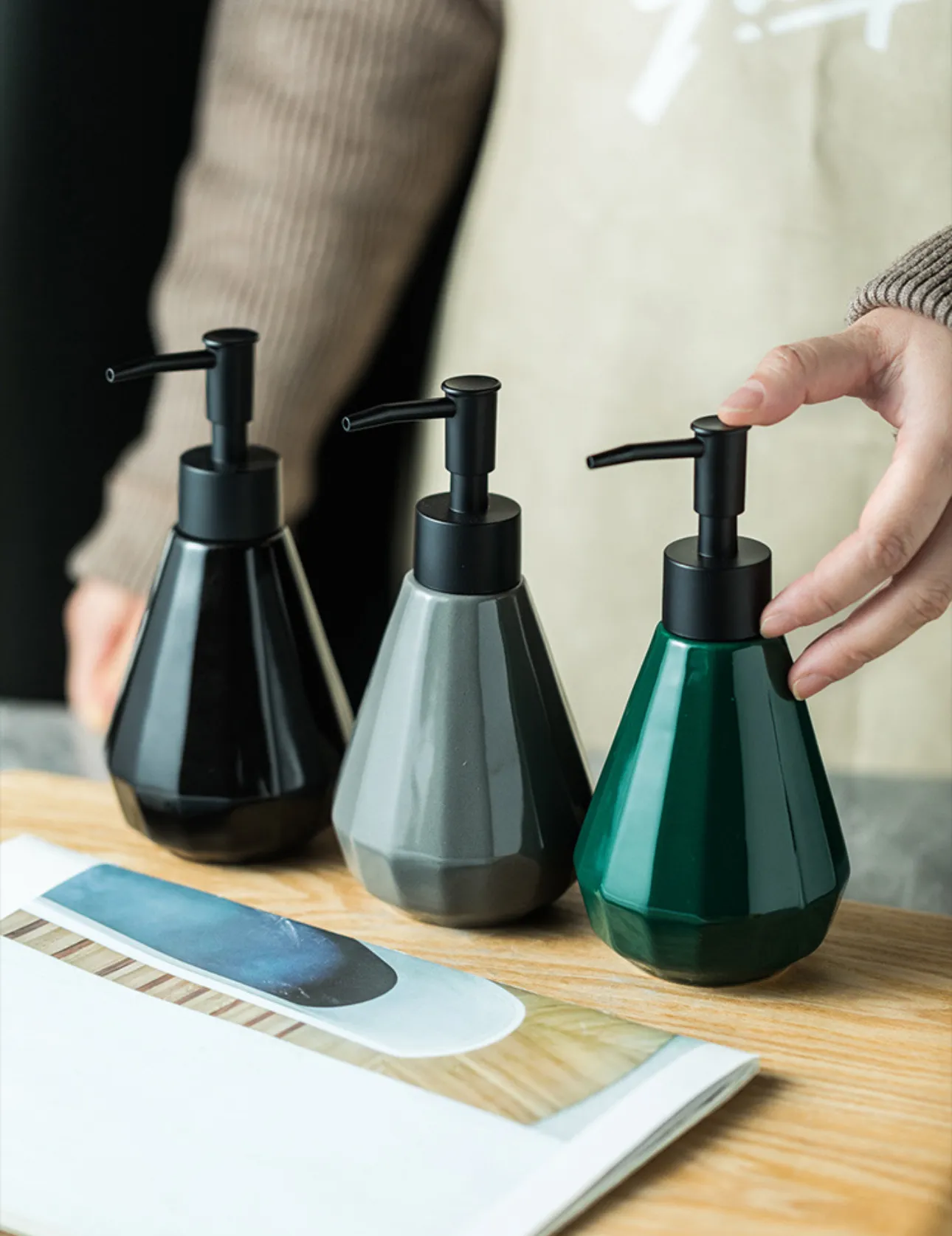 Pottery Dish Soap Dispenser - - Cosyee 3
