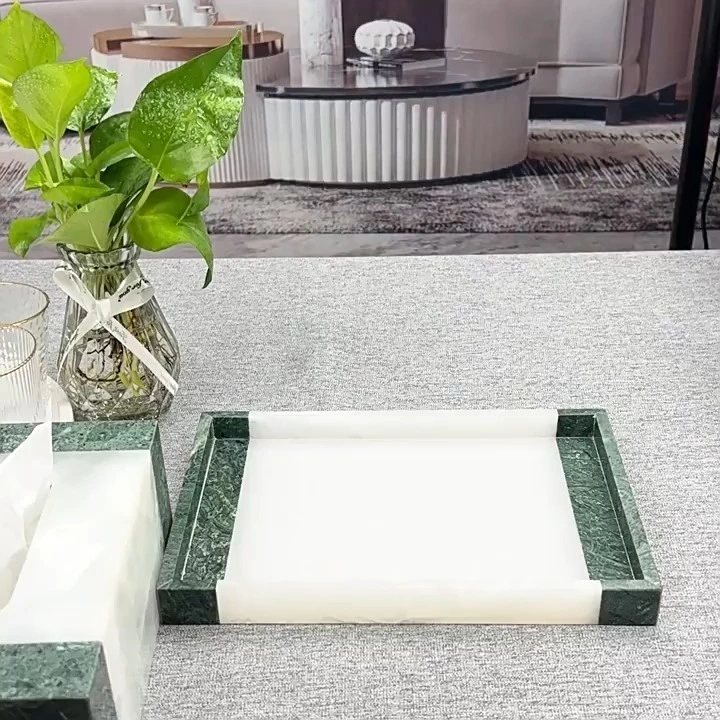 Marble bathroom set Hotel wash five sets of high-grade bathroom sink tray-MB-6 1