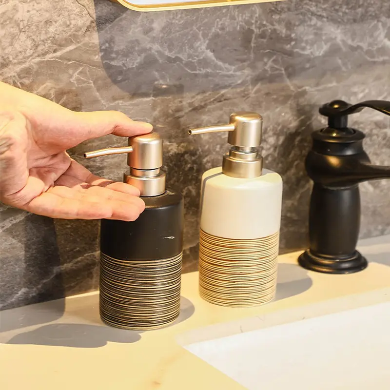 Ceramic Liquid Soap Dispenser - - Cosyee 4