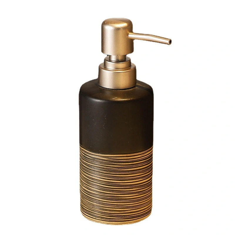 Square marble brushed ceramic emulsion bottle CB-12 1