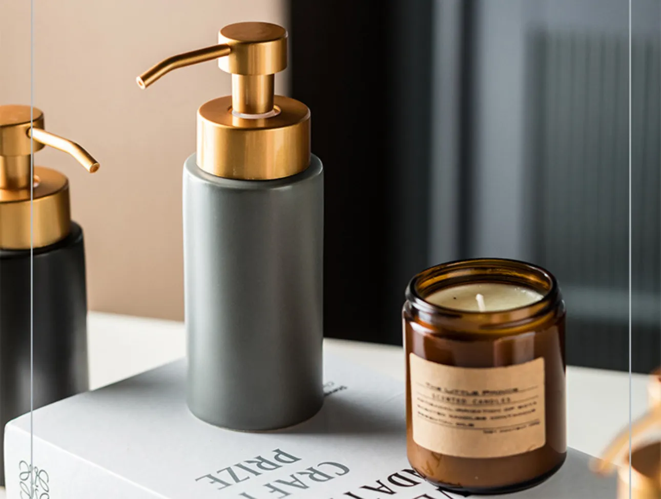Ceramic Bathroom Soap Dispenser by Cosyee-1 4