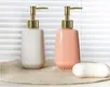 White Ceramic Soap Dispenser by Cosyee 3