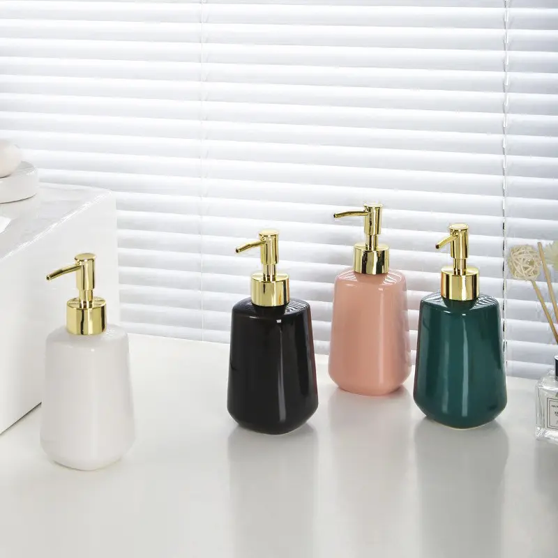 White Ceramic Soap Dispenser by Cosyee 4