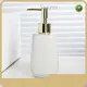 White Ceramic Soap Dispenser by Cosyee 1