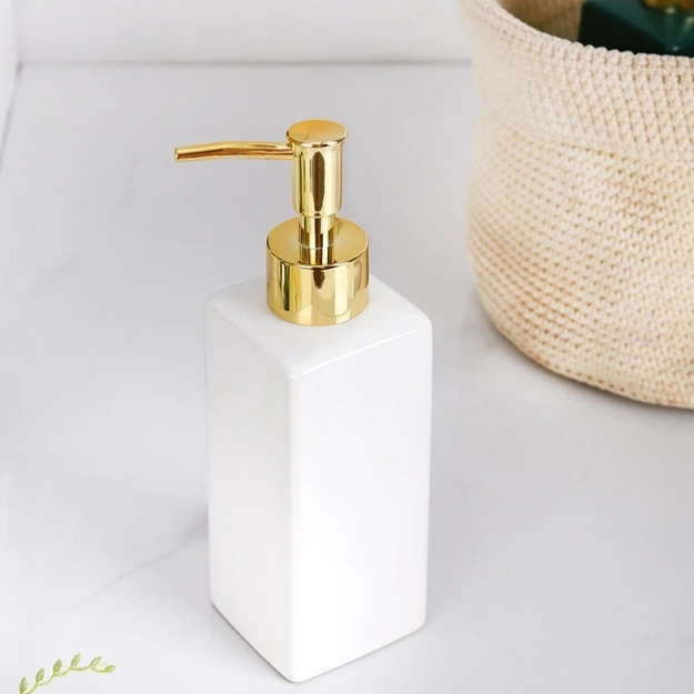 Square matte ceramic emulsion dispenser CB-15 1