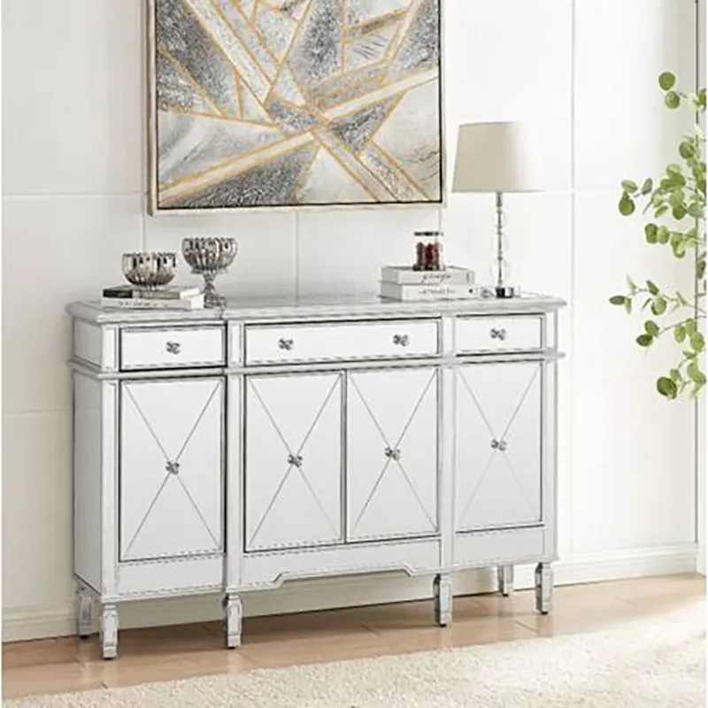 Mirrored Accent Cabinet High Qualtiy 2