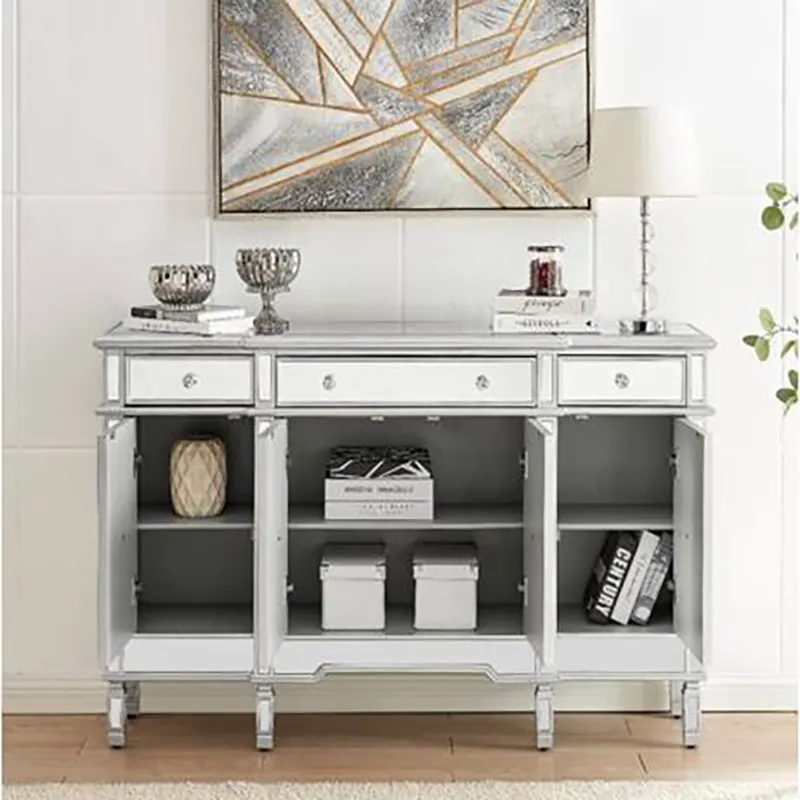 Mirrored Accent Cabinet High Qualtiy 3