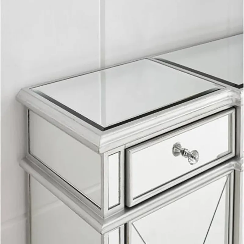 Mirrored Accent Cabinet High Qualtiy 5