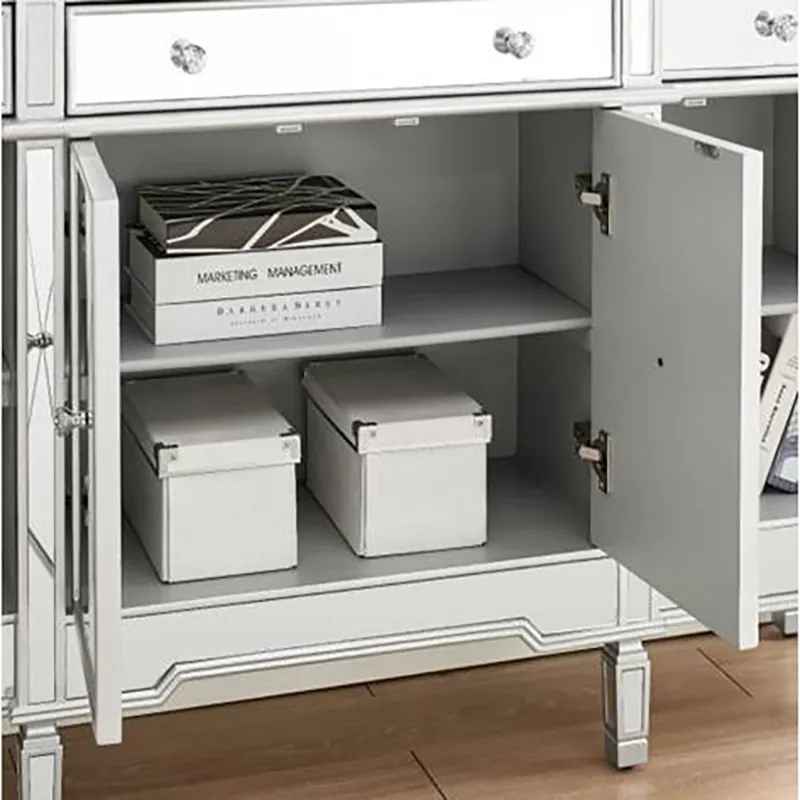 Mirrored Accent Cabinet High Qualtiy 4