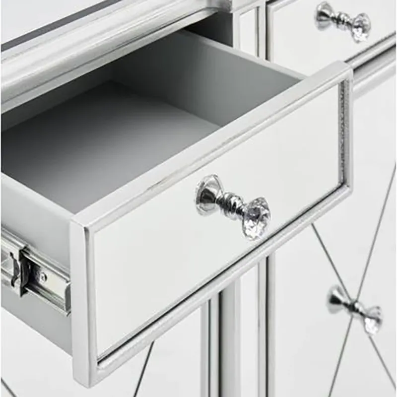 Mirrored Accent Cabinet High Qualtiy 6